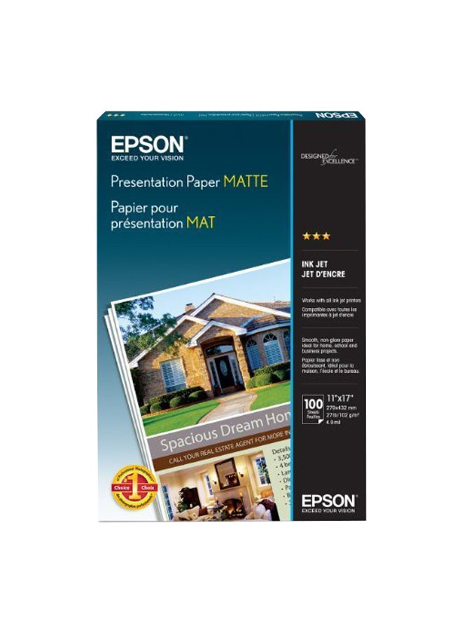 EPSON 100-Piece Presentation Paper  - Image 1
