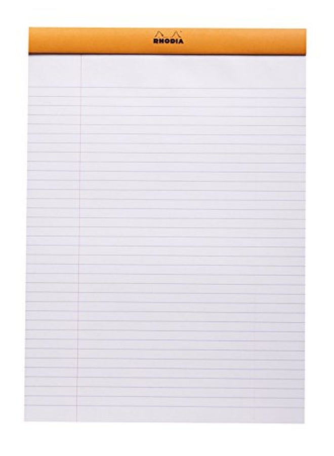 روديا - Notepad Head Stapled Pads Orange/White/Black - Image 1