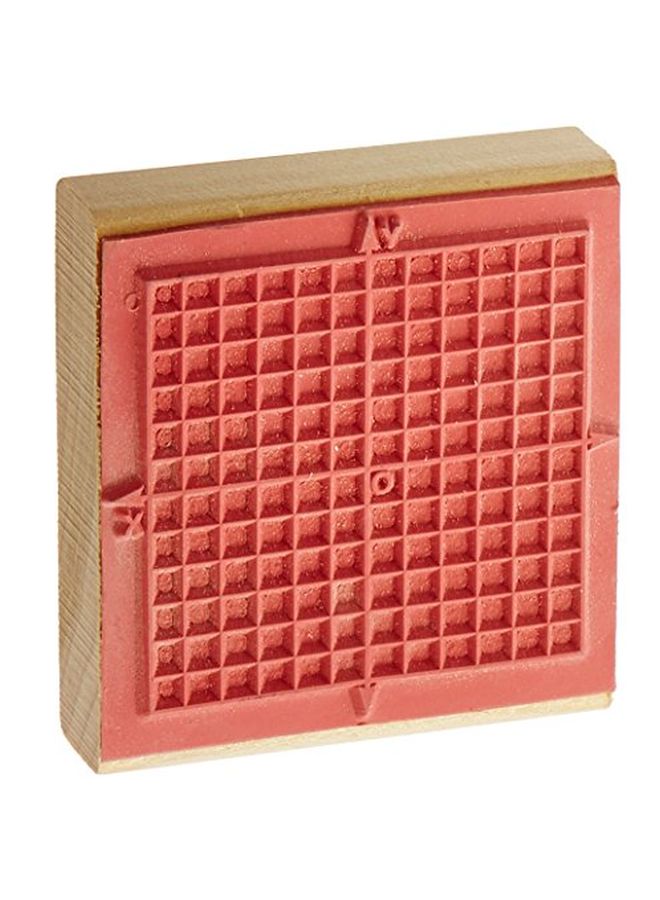 Center Enterprise X-Y Axis Stamp Red/Beige  - Image 2