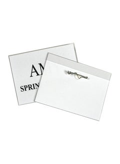 C-Line 100-Piece Pin Style Name Badge Holders Clear  - Image 1