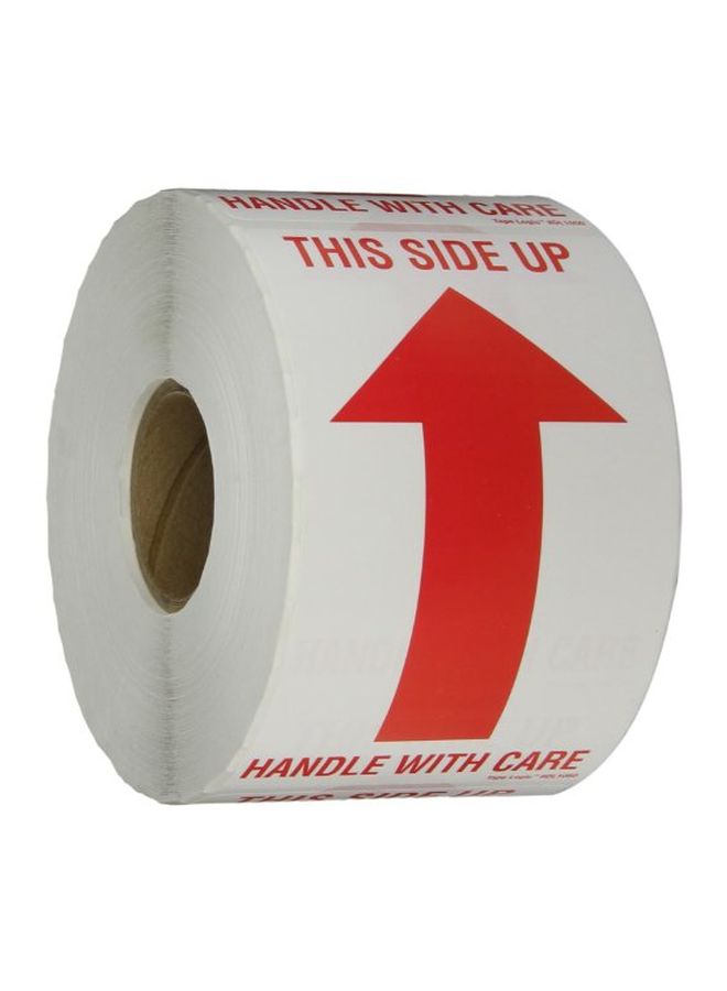 أفيديتي لفة علامات بتصميم أسهم من 500 قطعة أحمر