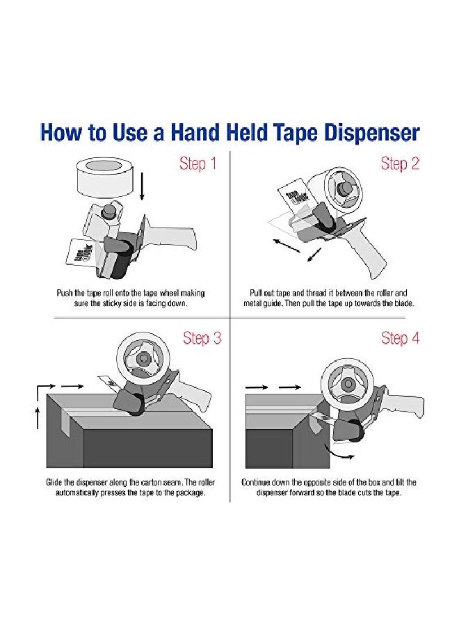 Tape Logic Packaging Tape Dispenser Beige/Green/White - Image 2