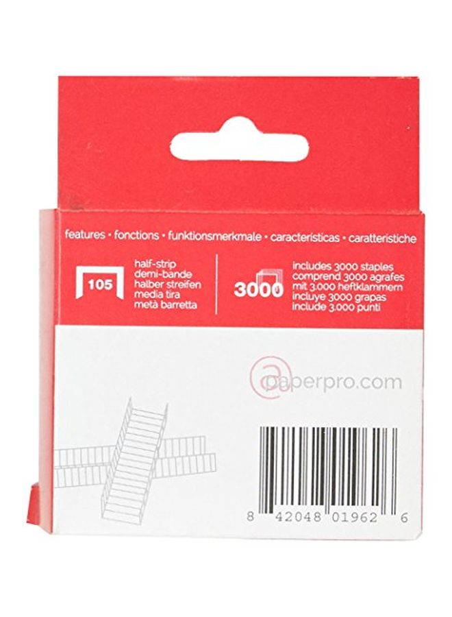 PaperPro 3000-Piece Heavy Duty Staples Silver  - Image 2