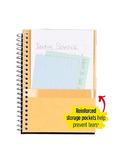 Five Star Ruled Paper Notebook Black/White  - Image 4