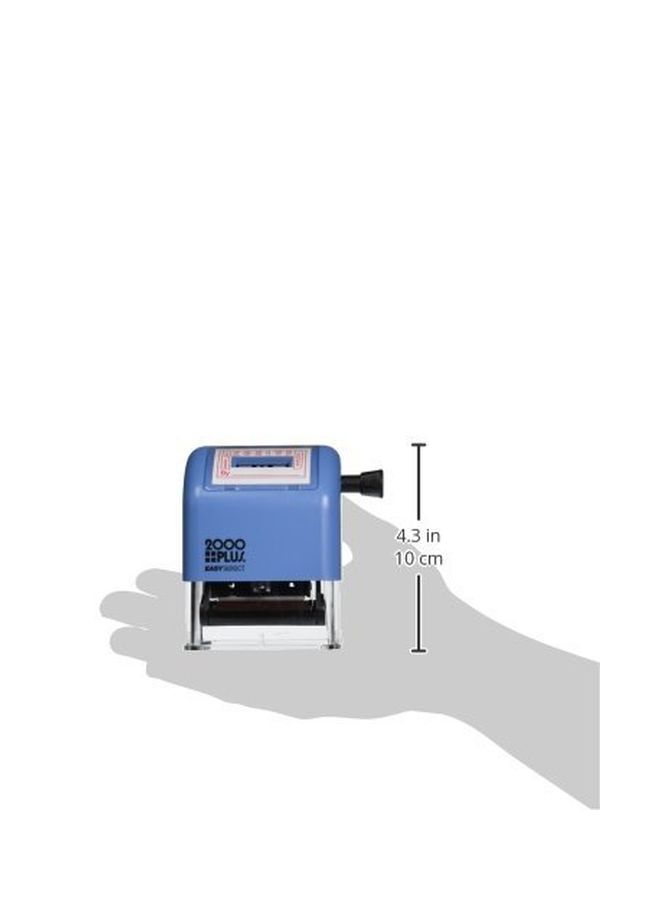 كونسوليديتد ستامب إم إف جي.،كو ختم ذاتي التحبير أزرق/ أسود/ فضي - Image 2