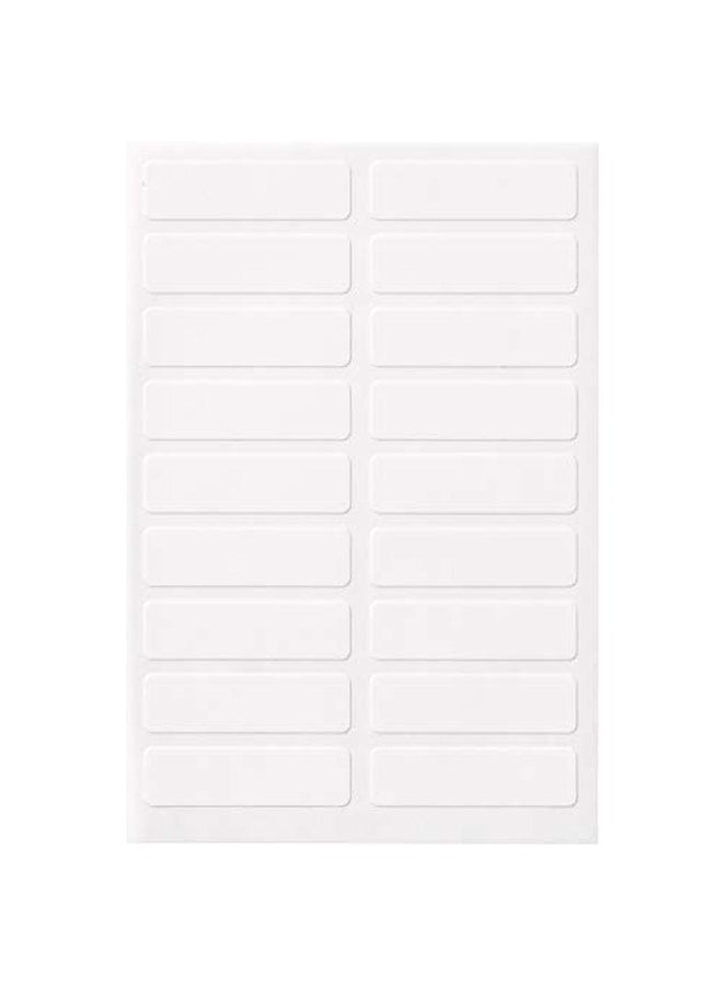 AVERY 54-Piece Washer And Dryer Safe Fabric Labels White - Image 1