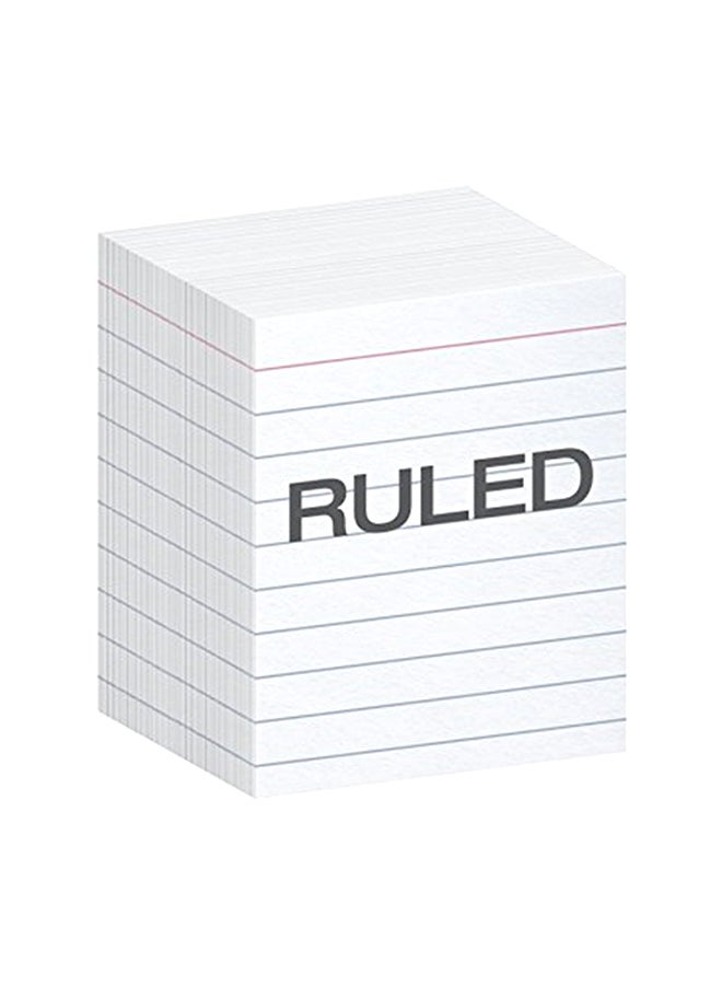 Esselte 200-Piece Ruled Index Card Set - Image 1