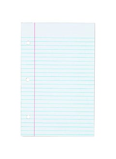 TOPS Pack Of 100 Ruled Filler Papers  - Image 1