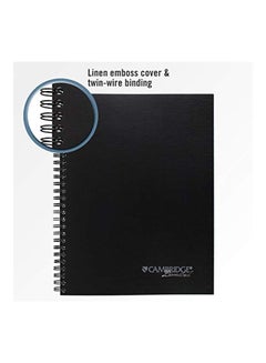 Mead Cambridge Spiral Bound Notebook Black  - Image 3