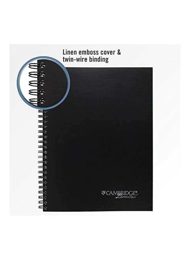 Mead - Cambridge Spiral Bound Notebook Black - Image 1