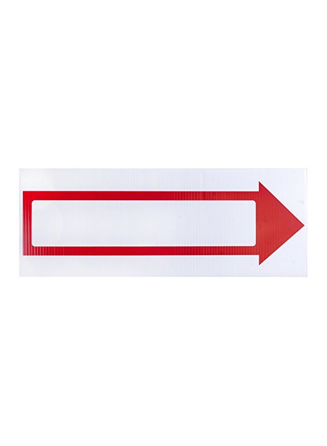 كوسكو طقم إشارات على شكل سهم أحمر/أبيض