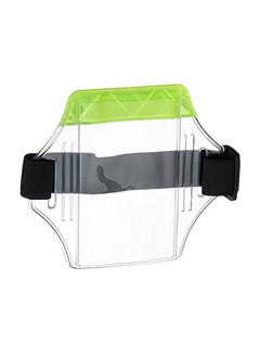 Armband ID Badge Holder Clear/Black/Green - v1552924254/N22191437A_1