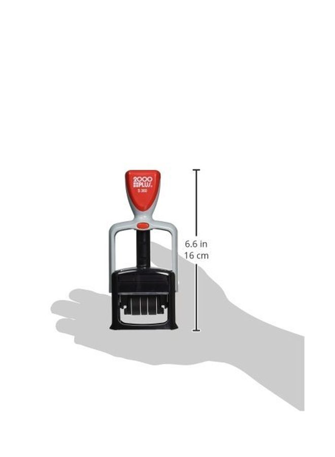 كوسكو ختم ذاتي التحبير للتاريخ أحمر/ أبيض/ أسود - Image 2