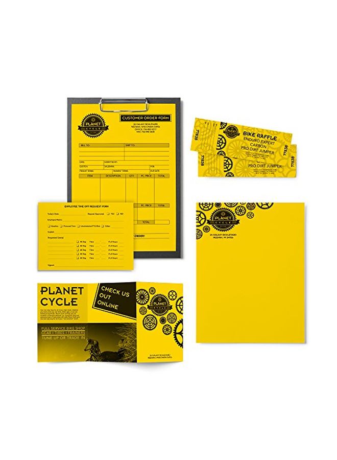 نينا صفح ورق ملون مكون من 500 قطعة - Image 2