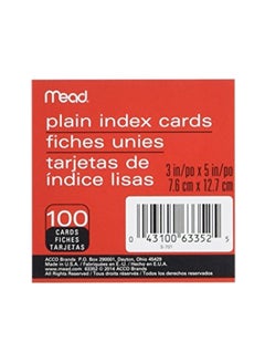 Mead 100-Piece Index Cards  - Image 1