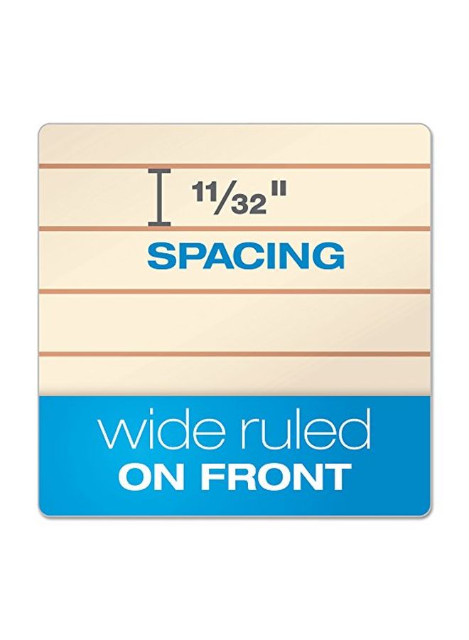 أمباد مفكرة مصنوعة من الخيوط الذهبية عاجي عتيق/بني - Image 3