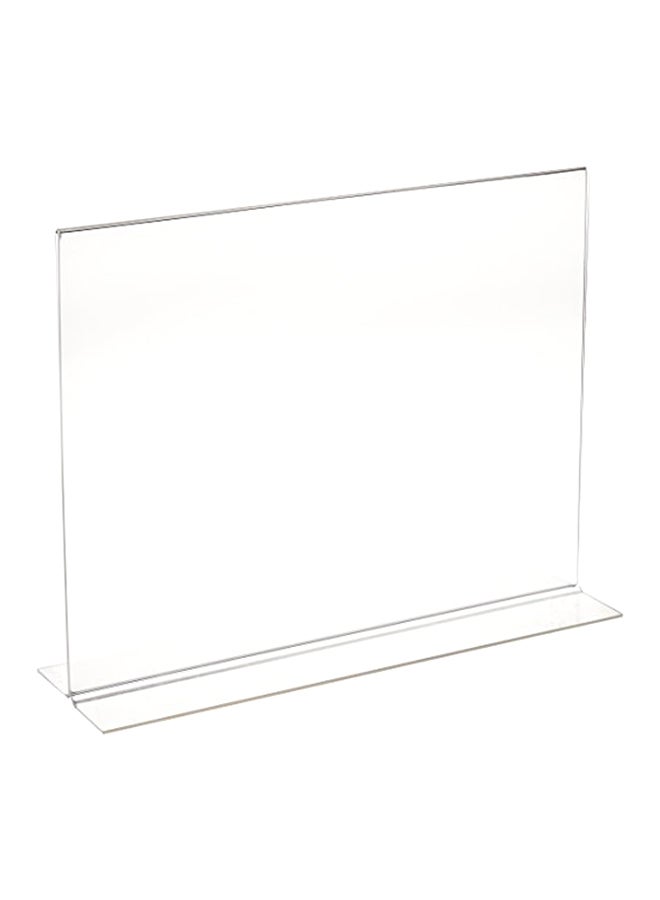 Deflect-O - Double-Sided Sign Holder Clear - Image 1