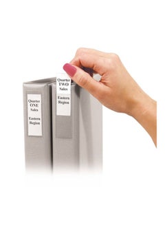 C-Line 12-Piece Binder Holder Labels White  - Image 2