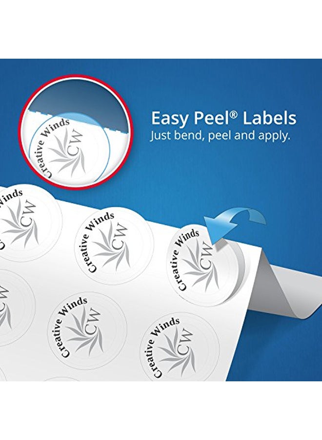 AVERY 96-Piece Embossed Round Label Gold - Image 2