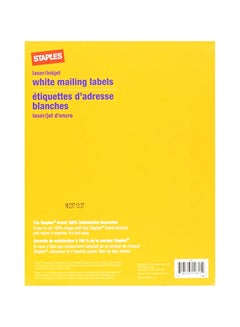 Staples 3000-Piece Address Label White  - Image 1