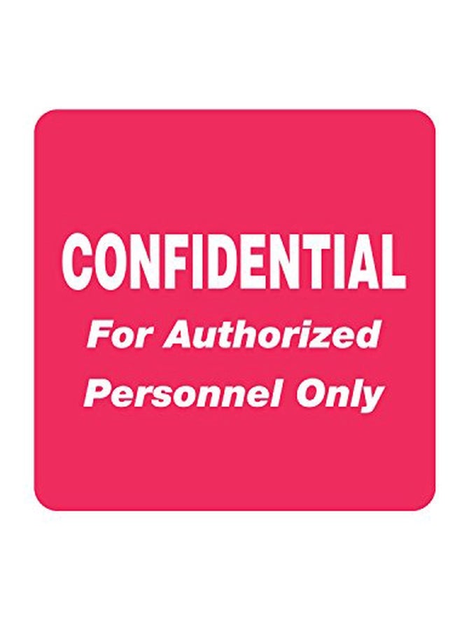 tabbies - Pack Of 500 Medical Label Set Pink/White - Image 1