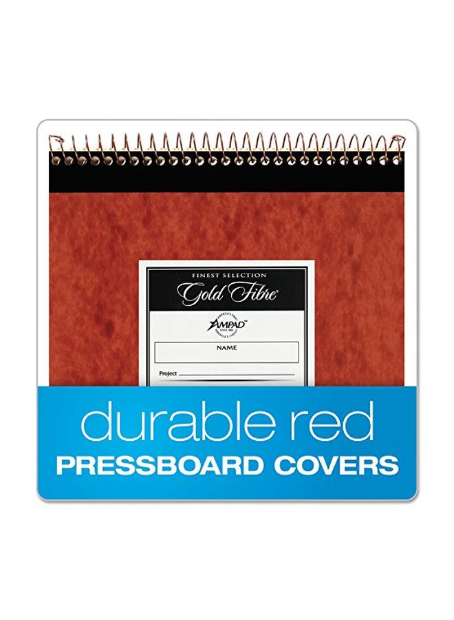 أمباد مفكرة مصنوعة من الخيوط الذهبية عاجي عتيق/بني - Image 4