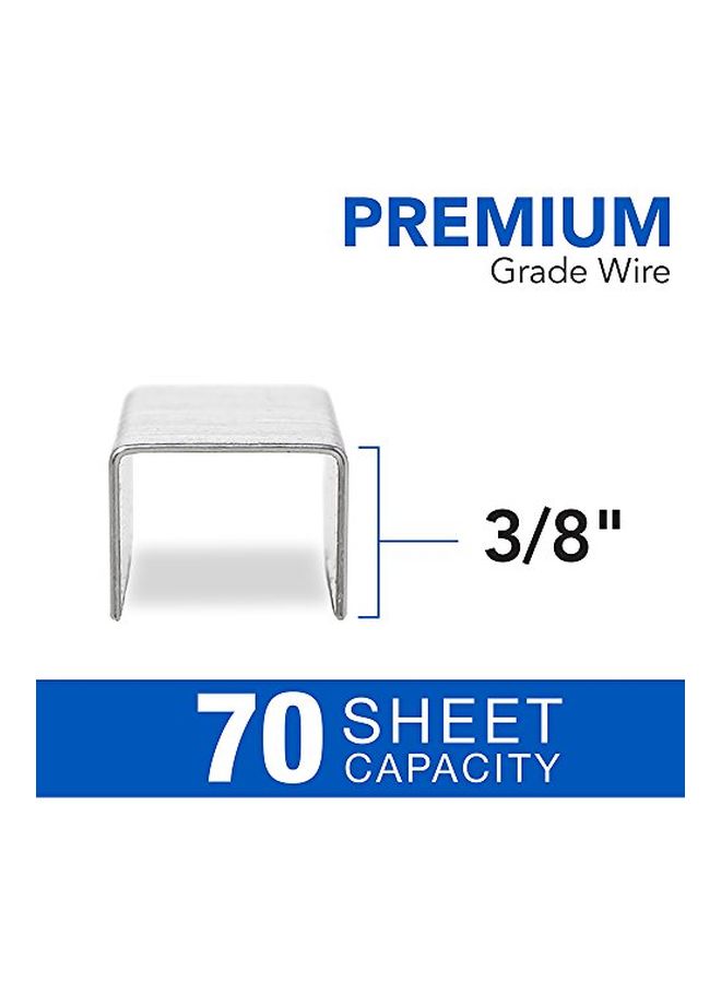 سوينج لين دبابيس للدباسة أوبتيما بطرف مدبب 2500 قطعة فضي - Image 3