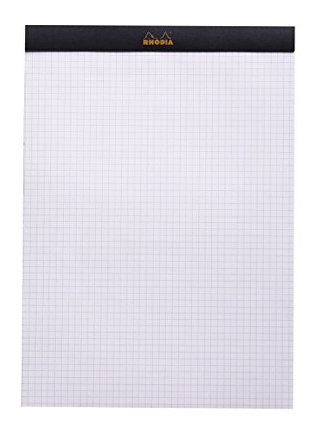 Rhodia - Basics Head Stapled Pad Black/White - Image 1
