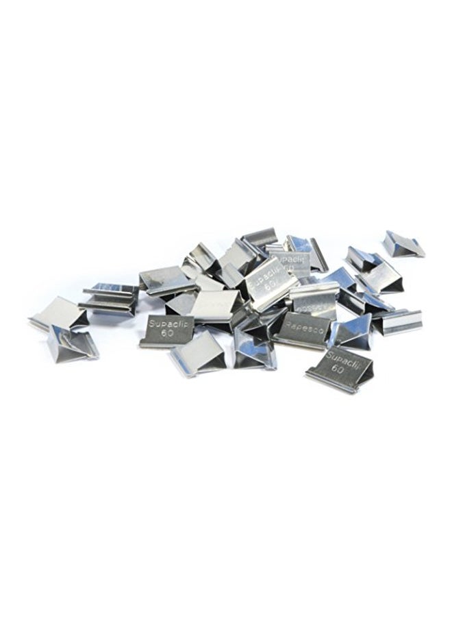 RAPESCO 60-Piece Dispenser Clips Silver - Image 3