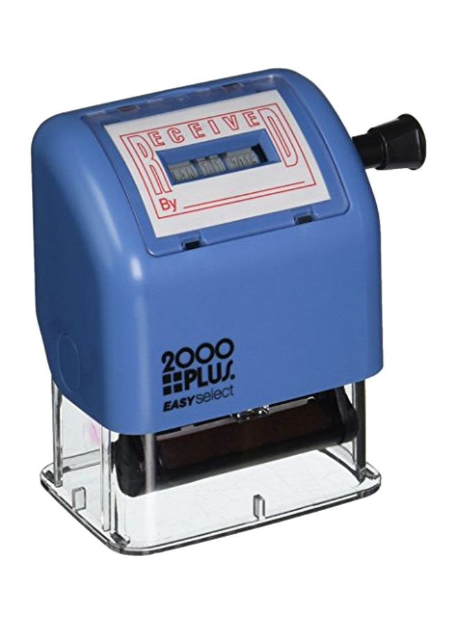 كونسوليديتد ستامب إم إف جي.،كو ختم ذاتي التحبير أزرق/ أسود/ فضي - Image 1