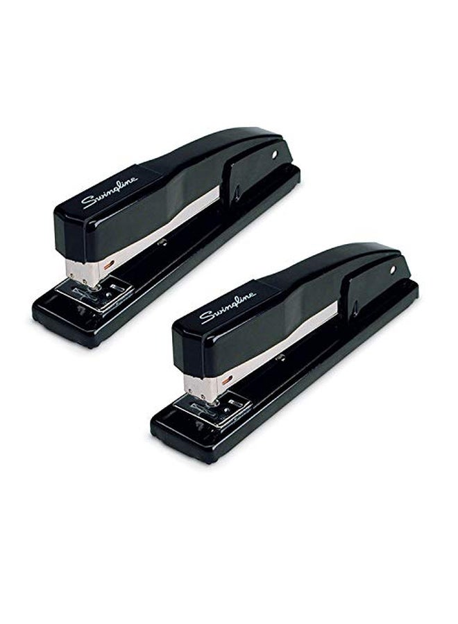 Swingline 2-Piece Desktop Staplers Black/Silver - Image 2