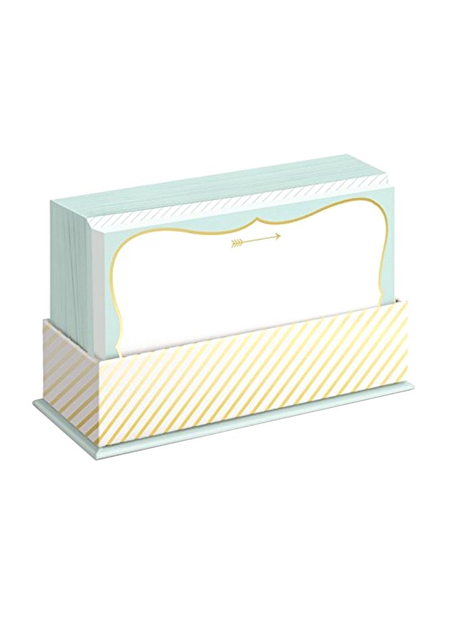 Graphique 50-Piece Note Card Sets White/Pink/Black - Image 1