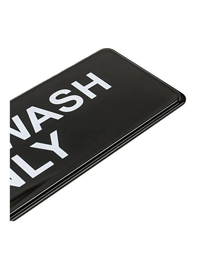 Update International - Hand Wash Only Sign Board Black/White - Image 1
