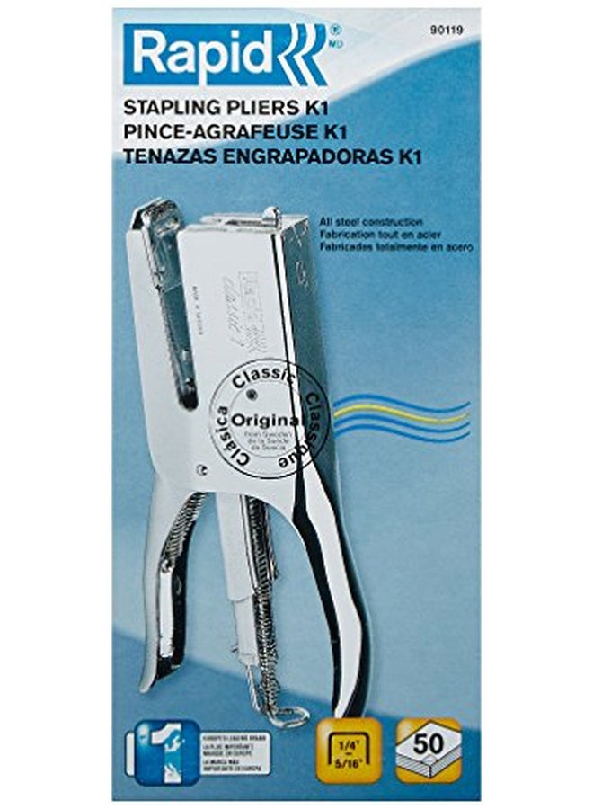 Rapid Classic K1 Plier Stapler Silver/Black - Image 3