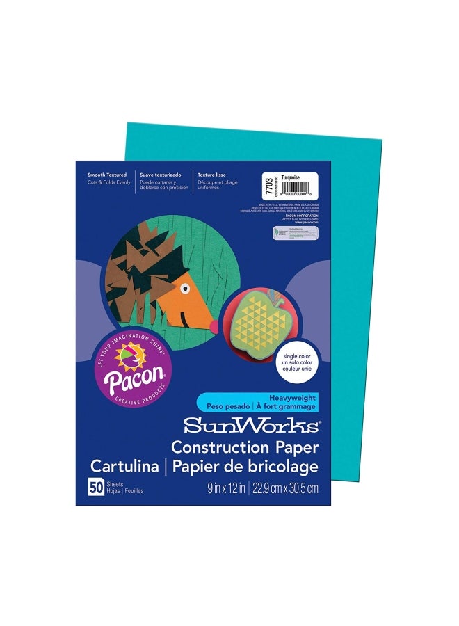 Pacon - 50-Piece SunWorks Construction Paper - Image 1
