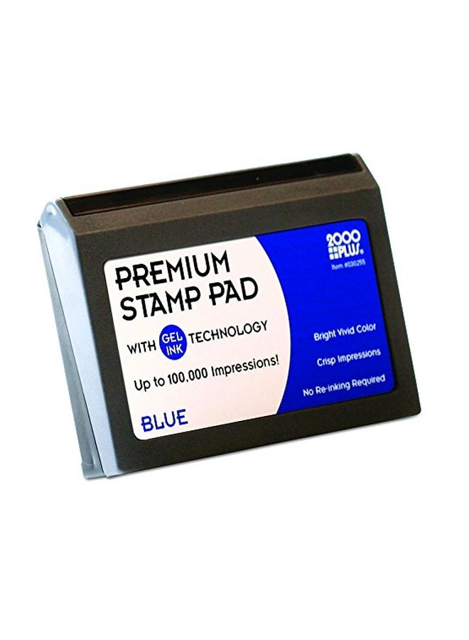 2000Plus Replacement Ink Pad Blue - Image 1