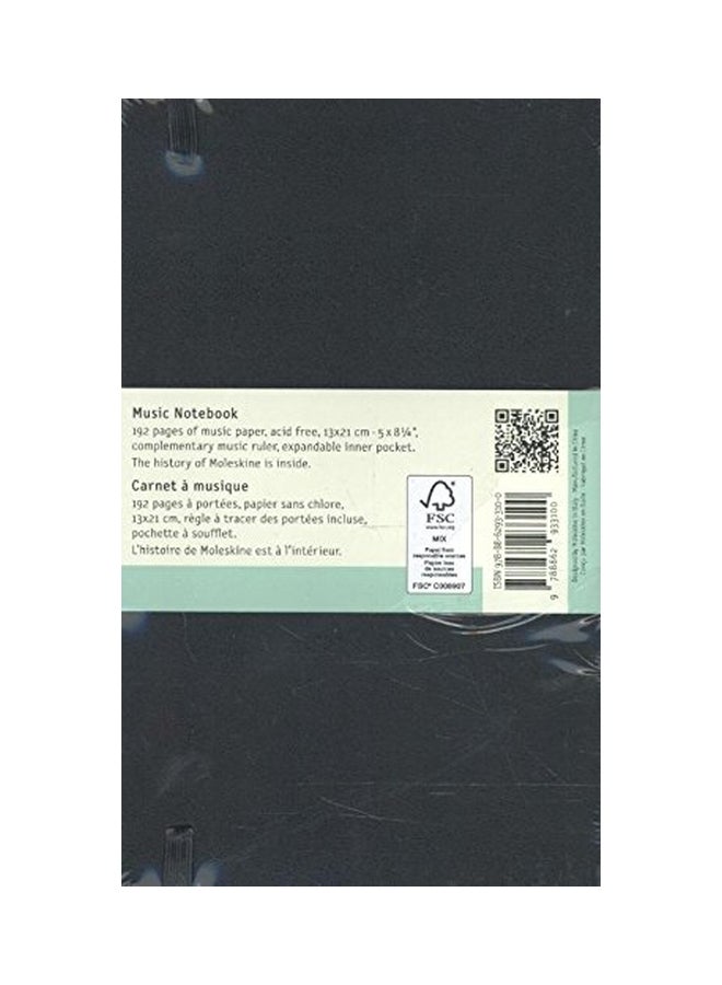 MOLESKINE Art Plus Music Notebook Black  - Image 2