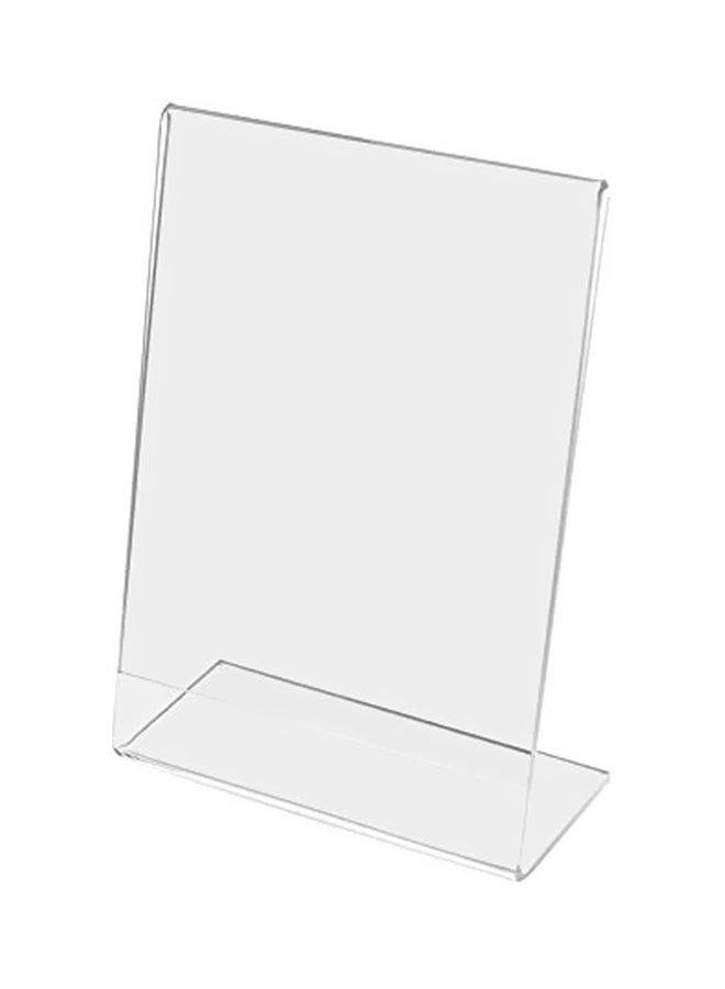 Marketing Holders Acrylic Table Sign Holder 3.5x5 inch Clear - Image 1