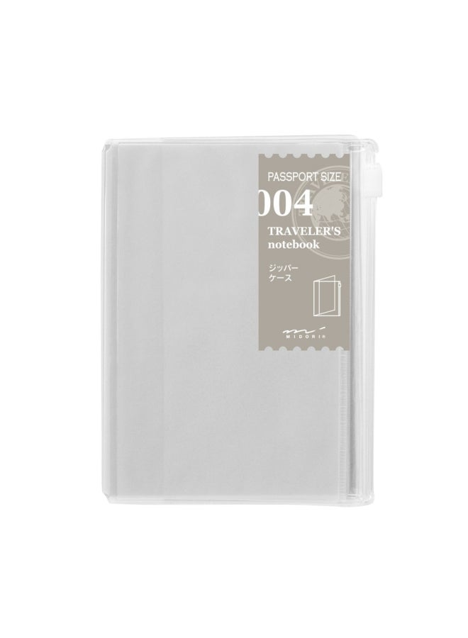 Midori Way Notebook Zipper Cover Clear - Image 1
