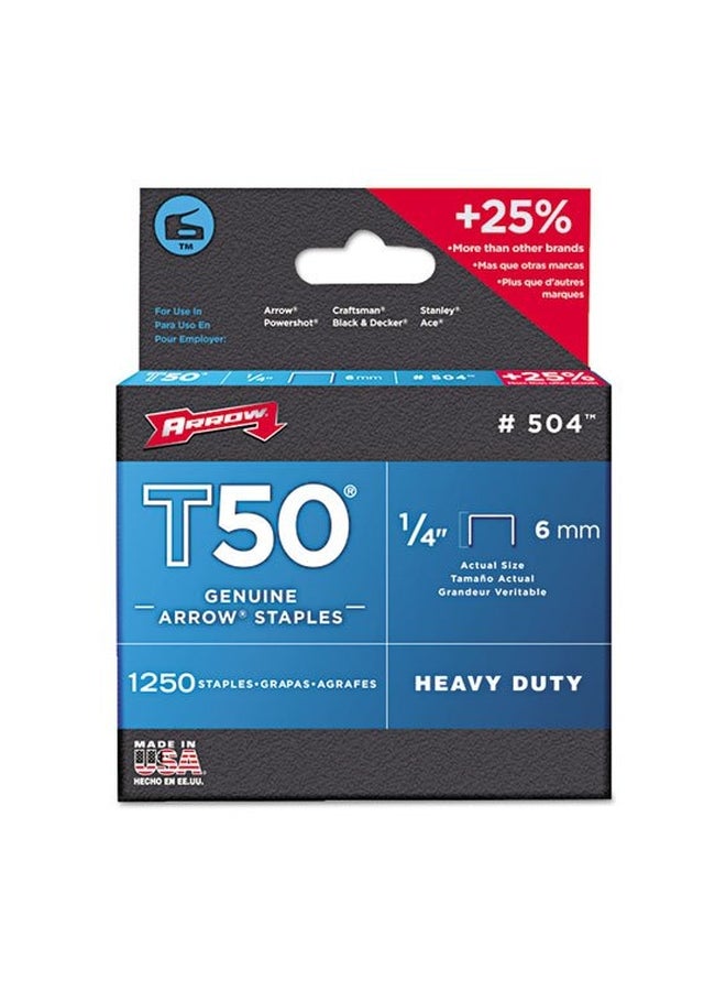 Arrow - T50 Heavy Duty Staples Silver - Image 1