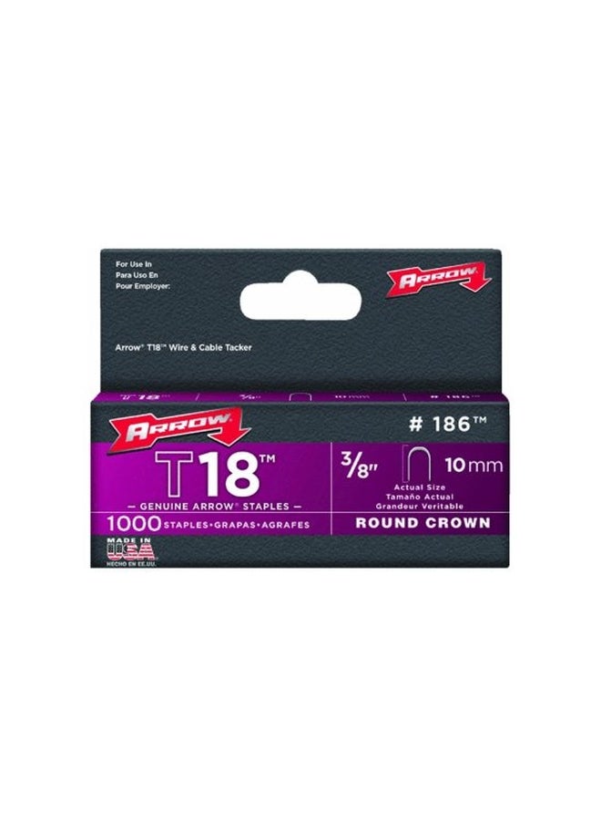 Arrow T18 Staples Silver