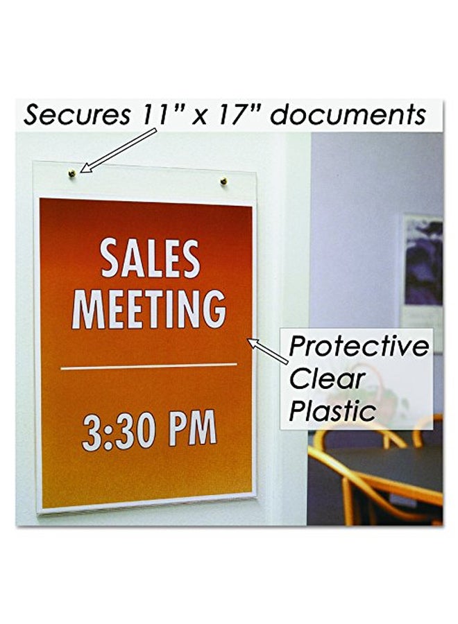 Nudell Wall Mount Sign Holder Clear - Image 3