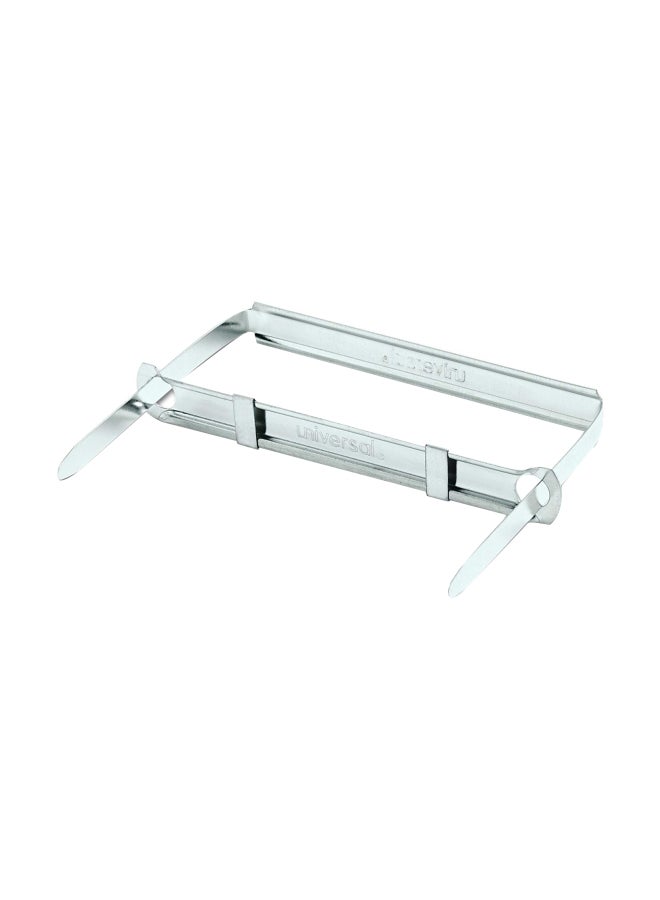 UNIVERSAL 50-Piece Paper File Fastener Silver  - Image 1