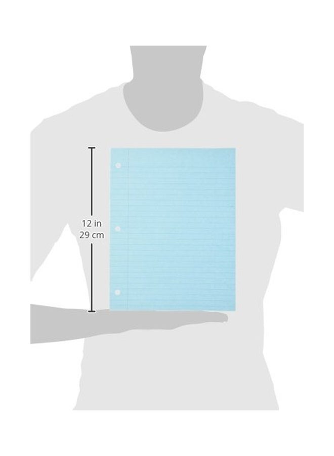 School Smart - 100-Piece 3-Hole Punched Filler Paper - Image 1