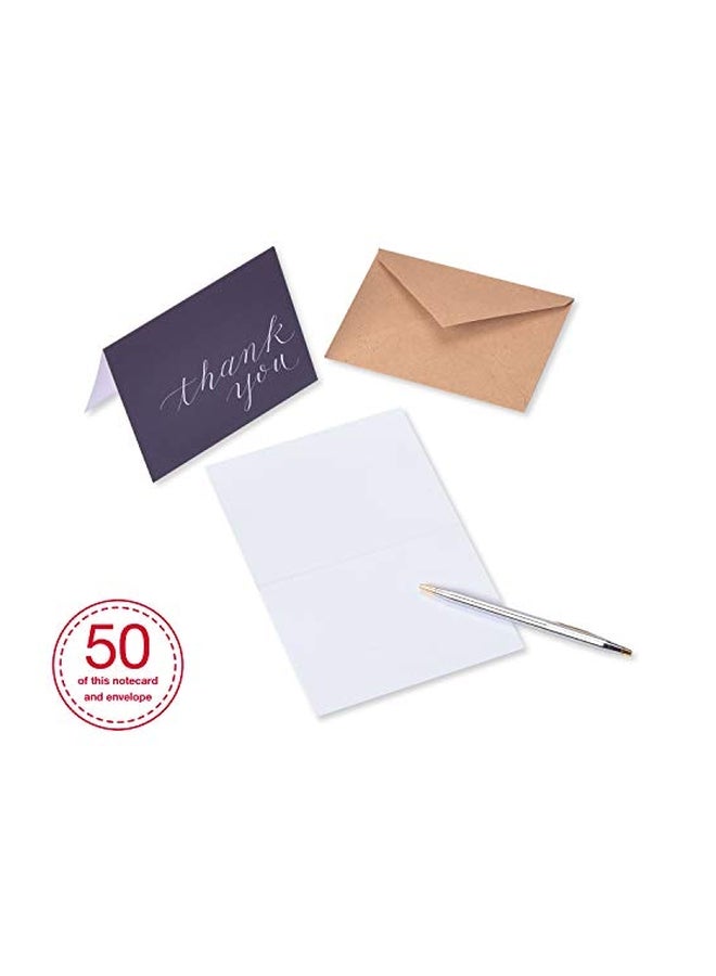 American Greetings 50-Piece Thank You Card And Envelope Set - Image 3