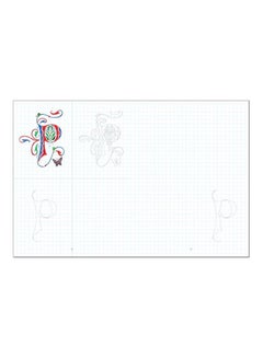 Peter Pauper Press Illuminated Letters Sketchbook White/Black/Blue  - Image 2