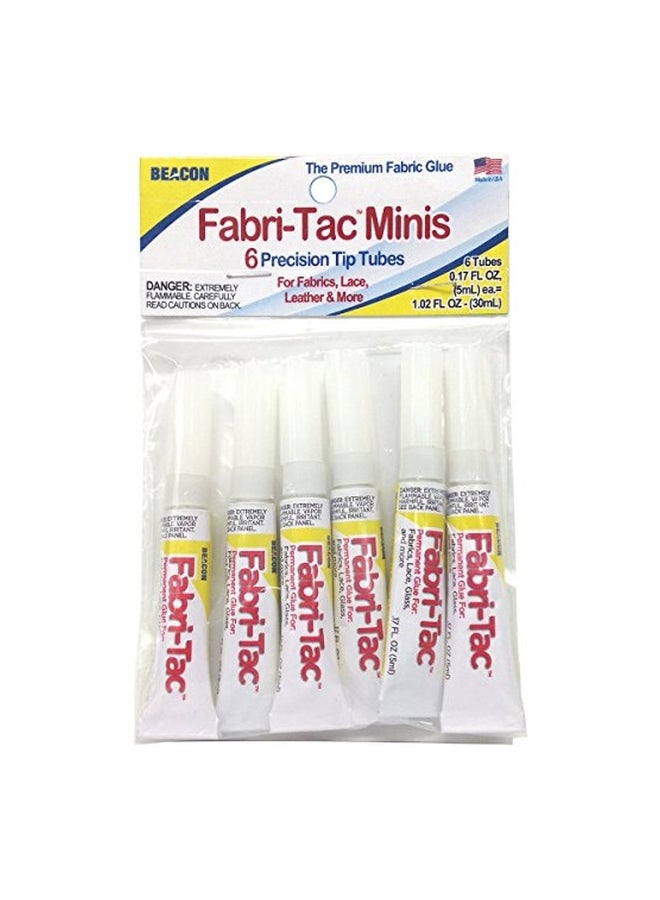 Beacon Adhesives - 6-Piece Glue Tub Set Clear - Image 1