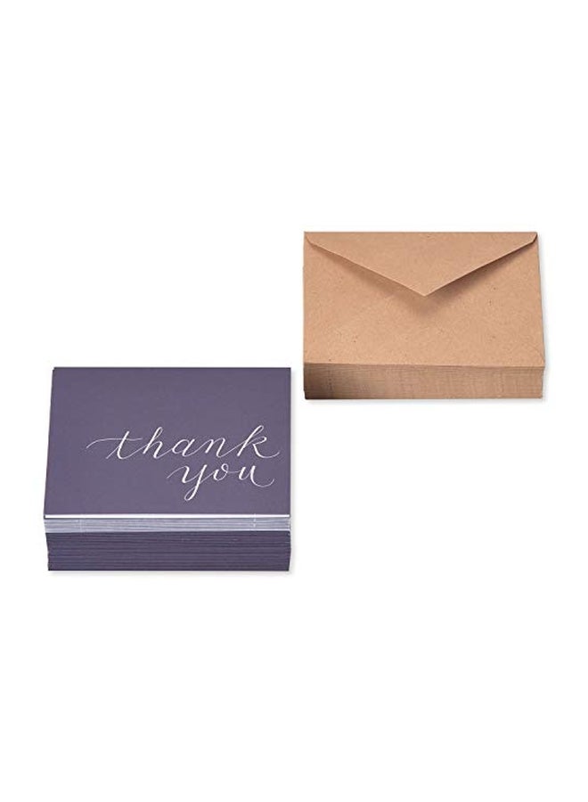 American Greetings 50-Piece Thank You Card And Envelope Set - Image 2