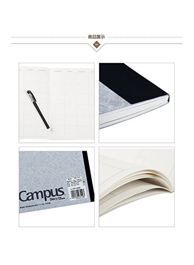 كوكويو دفتر ملاحظات جامعي بمقاس ورق A5 رمادي - Image 2