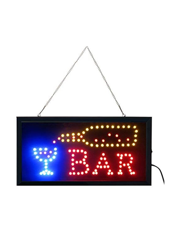 E-ONSALE LED Decorated Sign Blue/Red/Yellow - Image 1